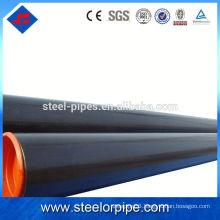 High quality round section ASTM standard seamless steel pipe varnish surface treatment